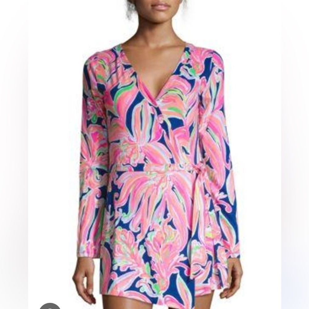 Lilly Pulitzer Tiki Wrap Romper